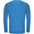 Sapphire Blue - Back - AWDis Just Cool Mens Long Sleeve Cool Sports Performance Plain T-Shirt