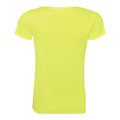 Electric Yellow - Back - AWDis Just Cool Womens-Ladies Sports Plain T-Shirt
