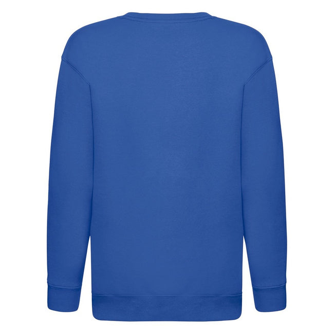 Royal Blue - Back - Fruit Of The Loom Kids Unisex Premium 70-30 Sweatshirt (Pack of 2)