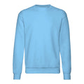 Sky Blue - Front - Fruit Of The Loom Kids Unisex Premium 70-30 Sweatshirt (Pack of 2)