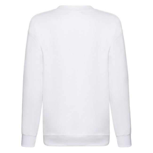 White - Back - Fruit Of The Loom Kids Unisex Premium 70-30 Sweatshirt (Pack of 2)