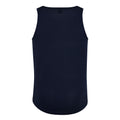 French Navy - Back - AWDis Just Cool Mens Sports Gym Plain Tank - Vest Top