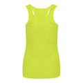 Electric Yellow - Back - AWDis Just Cool Girlie Fit Sports Ladies Vest - Tank Top
