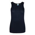 French Navy - Front - AWDis Just Cool Girlie Fit Sports Ladies Vest - Tank Top
