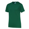 Bottle Green - Front - Awdis Childrens-Kids Sports T-Shirt