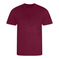 Burgundy - Front - Awdis Childrens-Kids Sports T-Shirt