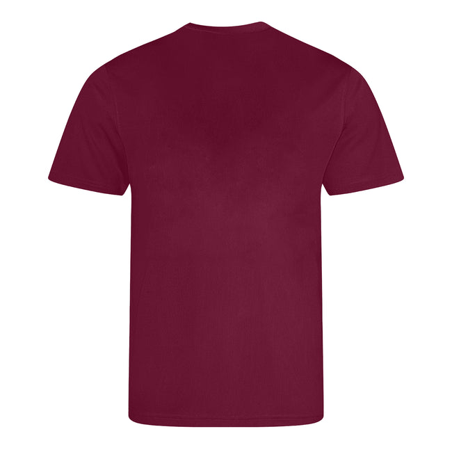 Burgundy - Back - Awdis Childrens-Kids Sports T-Shirt