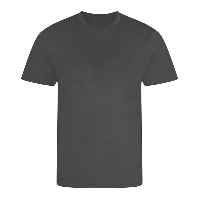 Charcoal - Front - Awdis Childrens-Kids Sports T-Shirt