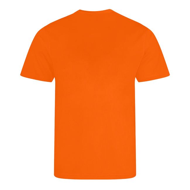Electric Orange - Back - Awdis Childrens-Kids Sports T-Shirt