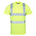 Fluorescent Yellow - Front - RTY High Visibility Mens High Vis T-Shirt (Pack of 2)