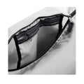 Silver - Black - Back - BagBase Packaway Barrel Bag - Duffle Water Resistant Travel Bag (32 Litres) (Pack of 2)