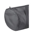 Graphite Grey- Graphite Grey - Back - BagBase Packaway Barrel Bag - Duffle Water Resistant Travel Bag (32 Litres) (Pack of 2)