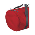 Classic red - Back - BagBase Packaway Barrel Bag - Duffle Water Resistant Travel Bag (32 Litres) (Pack of 2)