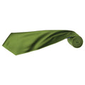 Oasis Green - Back - Premier Mens Plain Satin Tie (Narrow Blade) (Pack of 2)