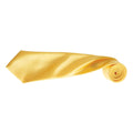 Sunflower - Back - Premier Mens Plain Satin Tie (Narrow Blade) (Pack of 2)