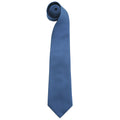 Royal - Front - Premier Mens “Colours” Plain Fashion - Business Tie (Pack of 2)