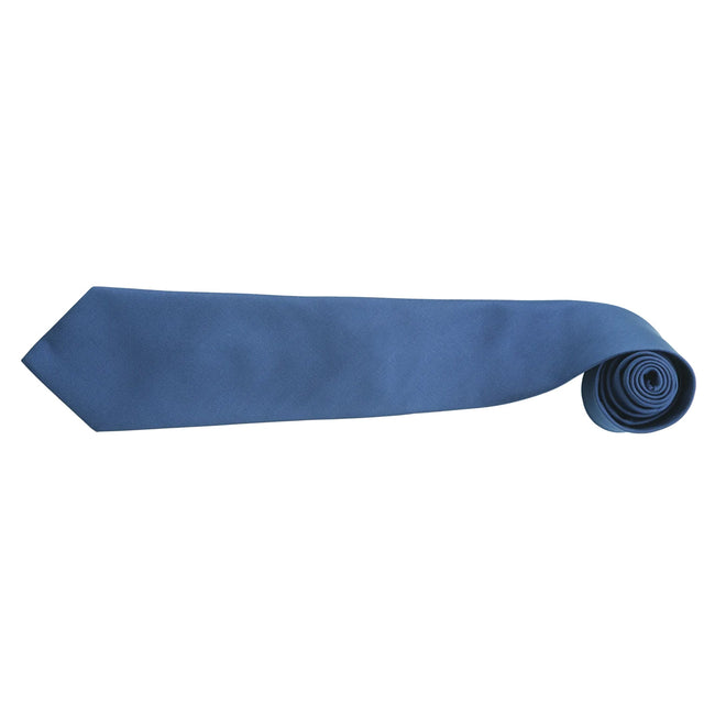 Royal - Back - Premier Mens “Colours” Plain Fashion - Business Tie (Pack of 2)