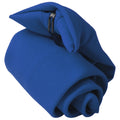 Royal - Back - Premier Tie - Mens Plain Workwear Clip On Tie (Pack of 2)