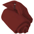 Burgundy - Back - Premier Tie - Mens Plain Workwear Clip On Tie (Pack of 2)