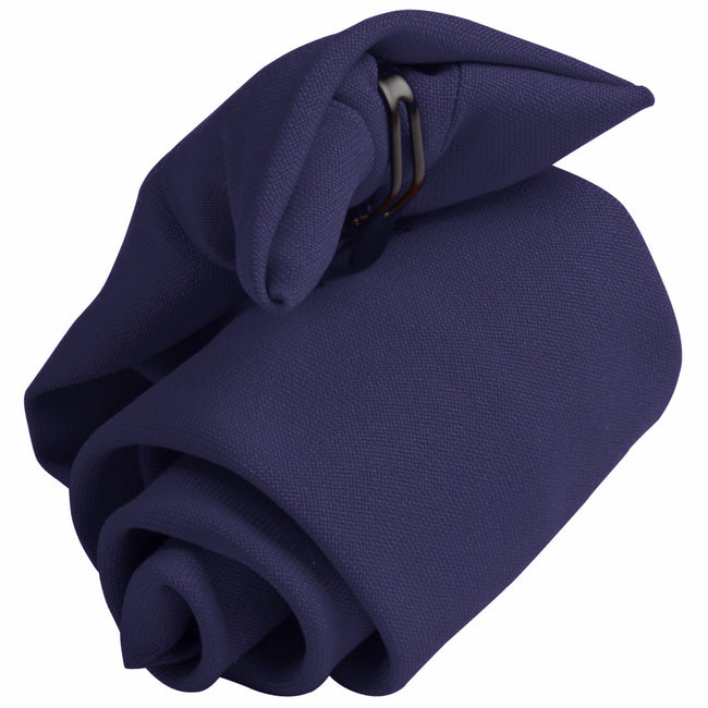 Navy - Front - Premier Tie - Mens Plain Workwear Clip On Tie (Pack of 2)