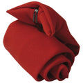 Red - Back - Premier Tie - Mens Plain Workwear Clip On Tie (Pack of 2)