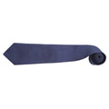Navy - Back - Premier Mens Fashion ”Colours” Work Clip On Tie (Pack of 2)