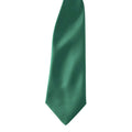Emerald - Back - Premier Colours Mens Satin Clip Tie (Pack of 2)