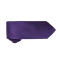 Purple - Back - Premier Mens Micro Waffle Formal Work Tie (Pack of 2)