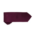 Aubergine - Back - Premier Mens Micro Waffle Formal Work Tie (Pack of 2)
