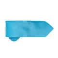 Turquoise - Back - Premier Mens Micro Waffle Formal Work Tie (Pack of 2)
