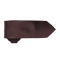 Brown - Back - Premier Mens Micro Waffle Formal Work Tie (Pack of 2)