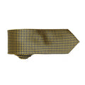 Gold - Back - Premier Mens Puppy Tooth Formal Work Tie (Pack of 2)