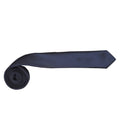 Navy - Back - Premier Tie - Mens Slim Retro Work Tie (Pack of 2)
