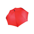 Red - Front - Kimood Unisex Large Plain Golf Umbrella (Pack of 2)