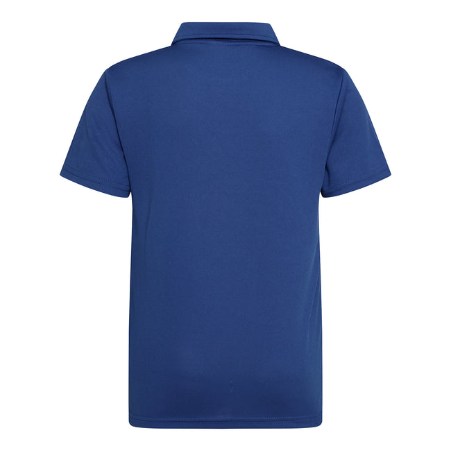 Sun Yellow - Side - AWDis Just Cool Kids Unisex Sports Polo Plain Shirt