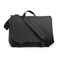 Anthracite - Front - BagBase Two-tone Digital Messenger Bag (Up To 15.6inch Laptop Compartment) (Pack of 2)
