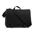 Black - Front - BagBase Two-tone Digital Messenger Bag (Up To 15.6inch Laptop Compartment) (Pack of 2)