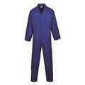 Royal - Front - Portwest Mens Euro Work Polycotton Coverall (S999) - Workwear (Pack of 2)