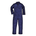 Navy - Front - Portwest Mens Euro Work Polycotton Coverall (S999) - Workwear (Pack of 2)