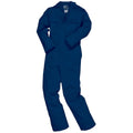 Navy - Front - Portwest Mens Bizweld Flame Retardant Coverall - Workwear (Pack of 2)