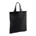 Black - Front - Westford Mill Short Handle Bag For Life (Pack of 2)