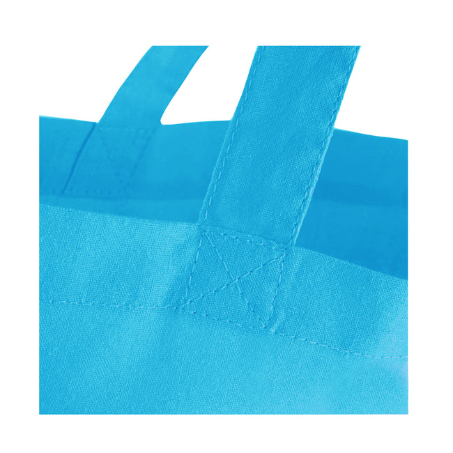 Surf Blue - Back - Westford Mill Short Handle Bag For Life (Pack of 2)