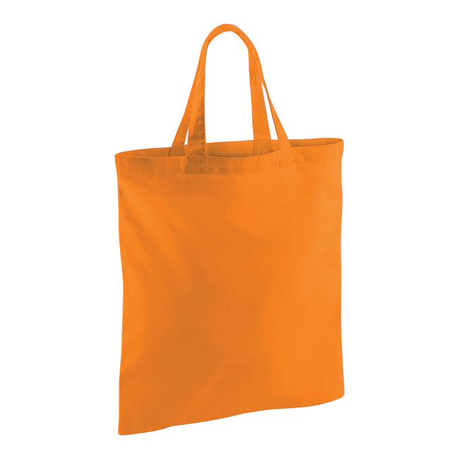 Orange - Front - Westford Mill Short Handle Bag For Life (Pack of 2)
