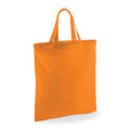 Orange - Front - Westford Mill Short Handle Bag For Life (Pack of 2)