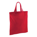 Classic Red - Front - Westford Mill Short Handle Bag For Life (Pack of 2)
