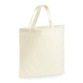 Natural - Front - Westford Mill Short Handle Bag For Life (Pack of 2)