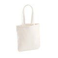 Natural - Front - Westford Mill EarthAware Organic Cotton Spring Tote Bag (Pack of 2)