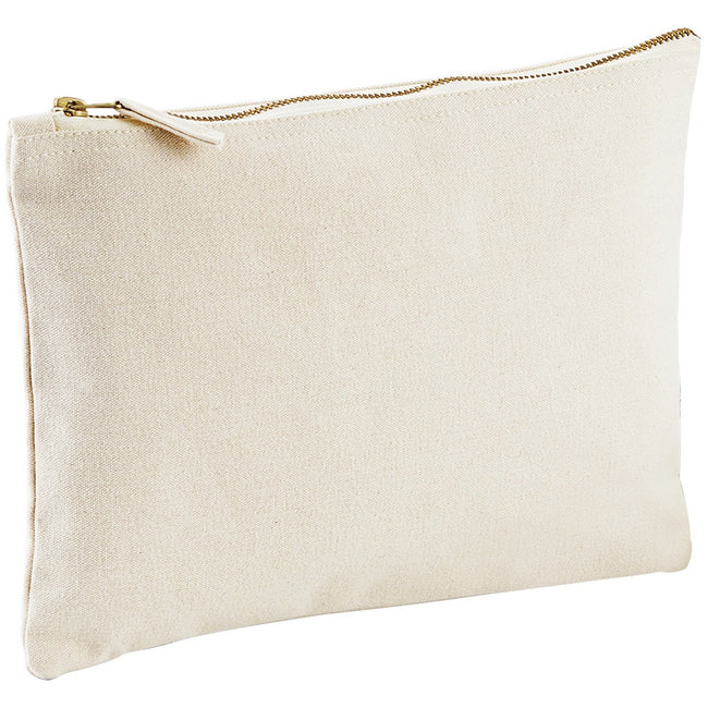 Natural - Front - Westford Mill Canvas Accessory Case (Pack of 2)