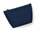 Navy - Back - Westford Mill Canvas Accessory Bag (Pack of 2)