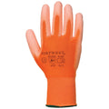 Orange - Front - Portwest PU Palm Coated Gloves (A120) - Workwear (Pack of 2)
